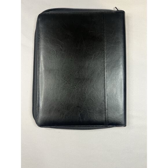 Black Faux Leather Tablet Case Stand 12” Diagonal Zip Around - Picture 10 of 10